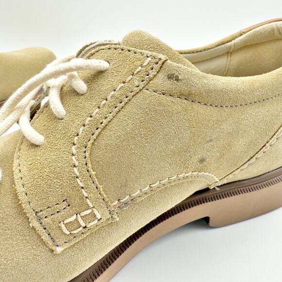 SAS Mens Ambassador Lace Up Oxford Shoes US 8.5 Wide Tan Leather EUC - Picture 14 of 14